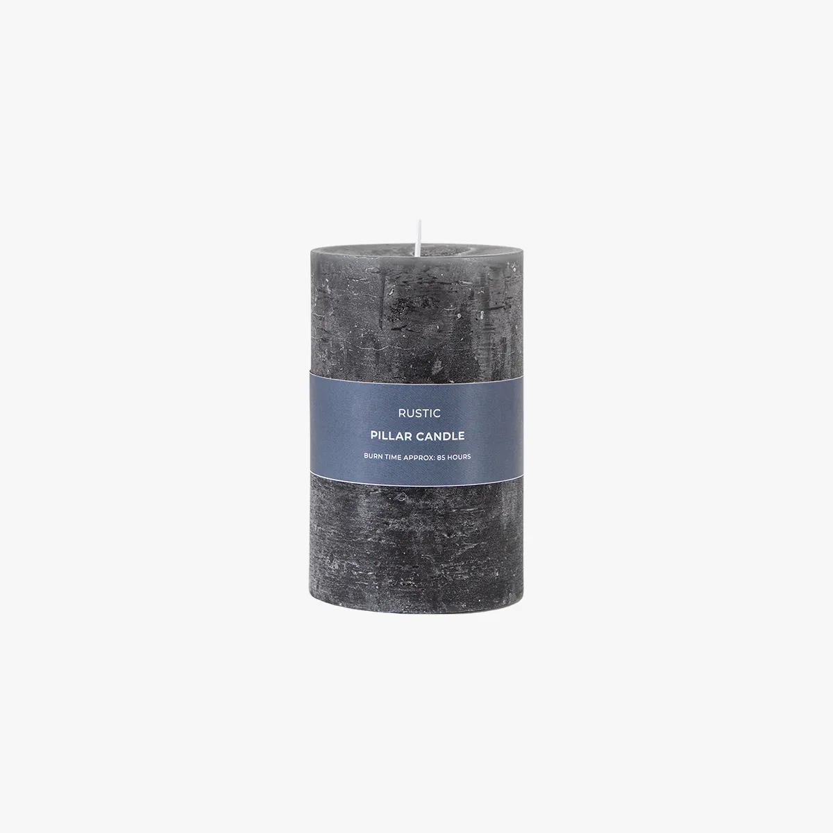 Small Pillar Candle - Grey