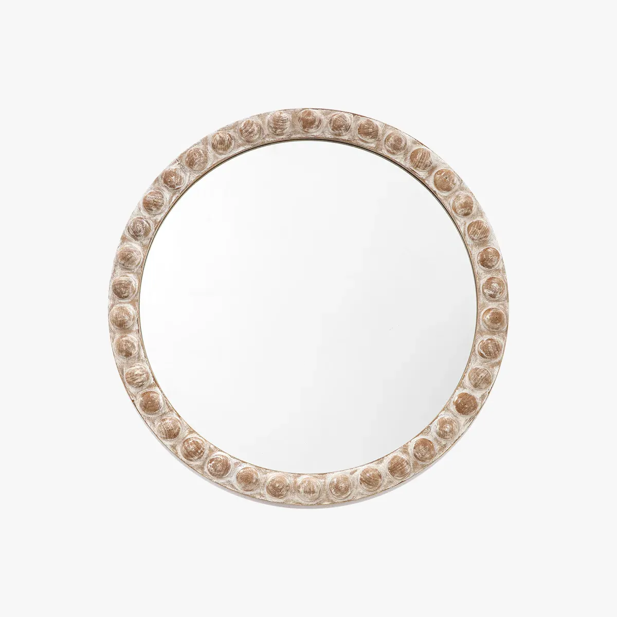 Small Round Mirror - Weathered Finish image