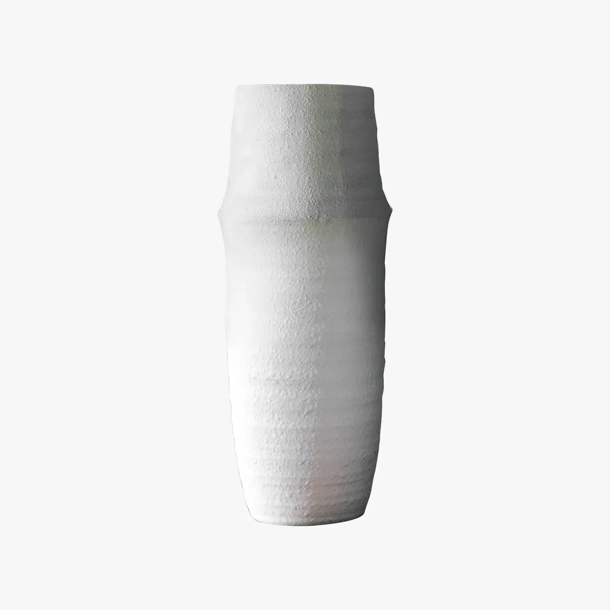 Small Vase with Textured Finish - White image