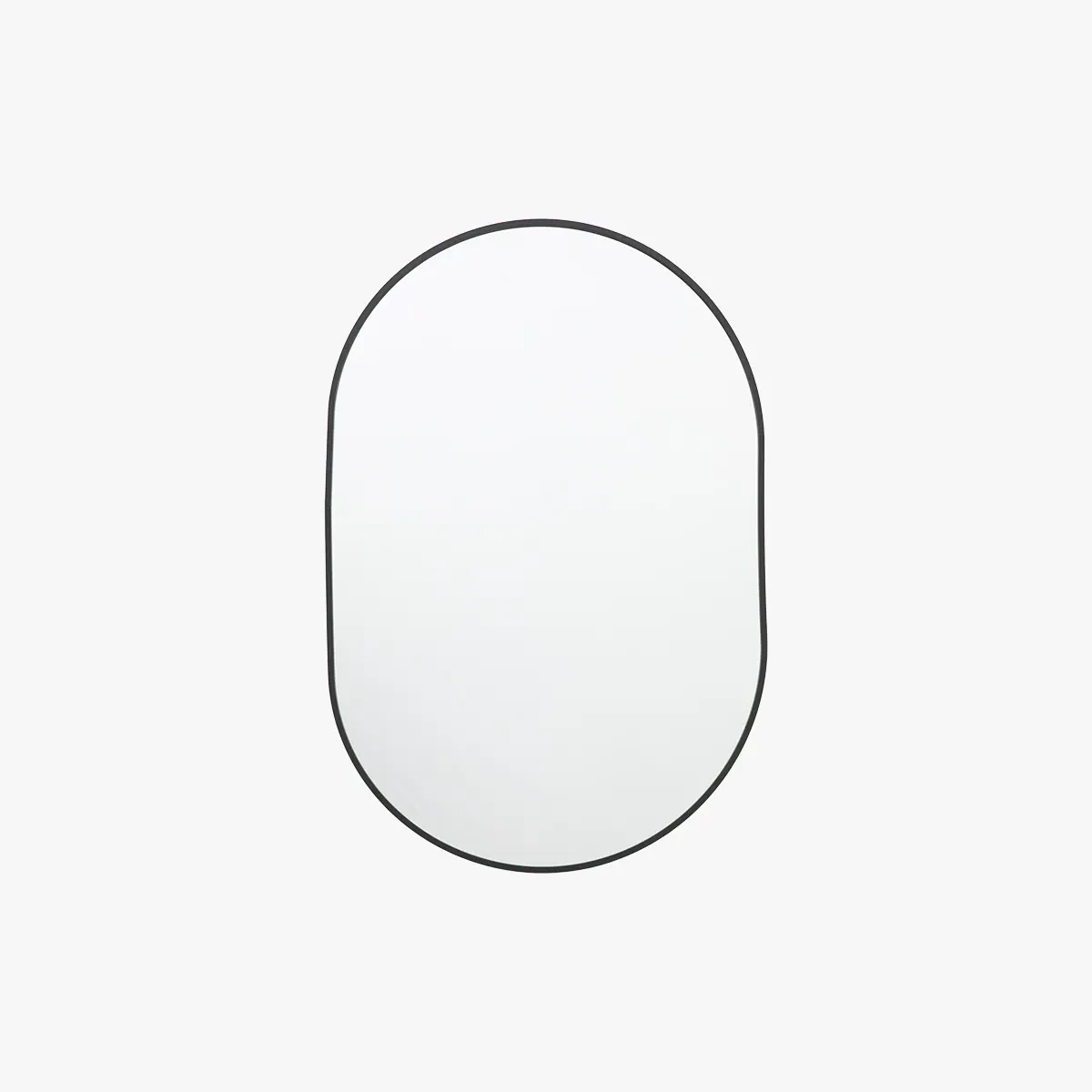Small Wall Mirror - Black Frame image