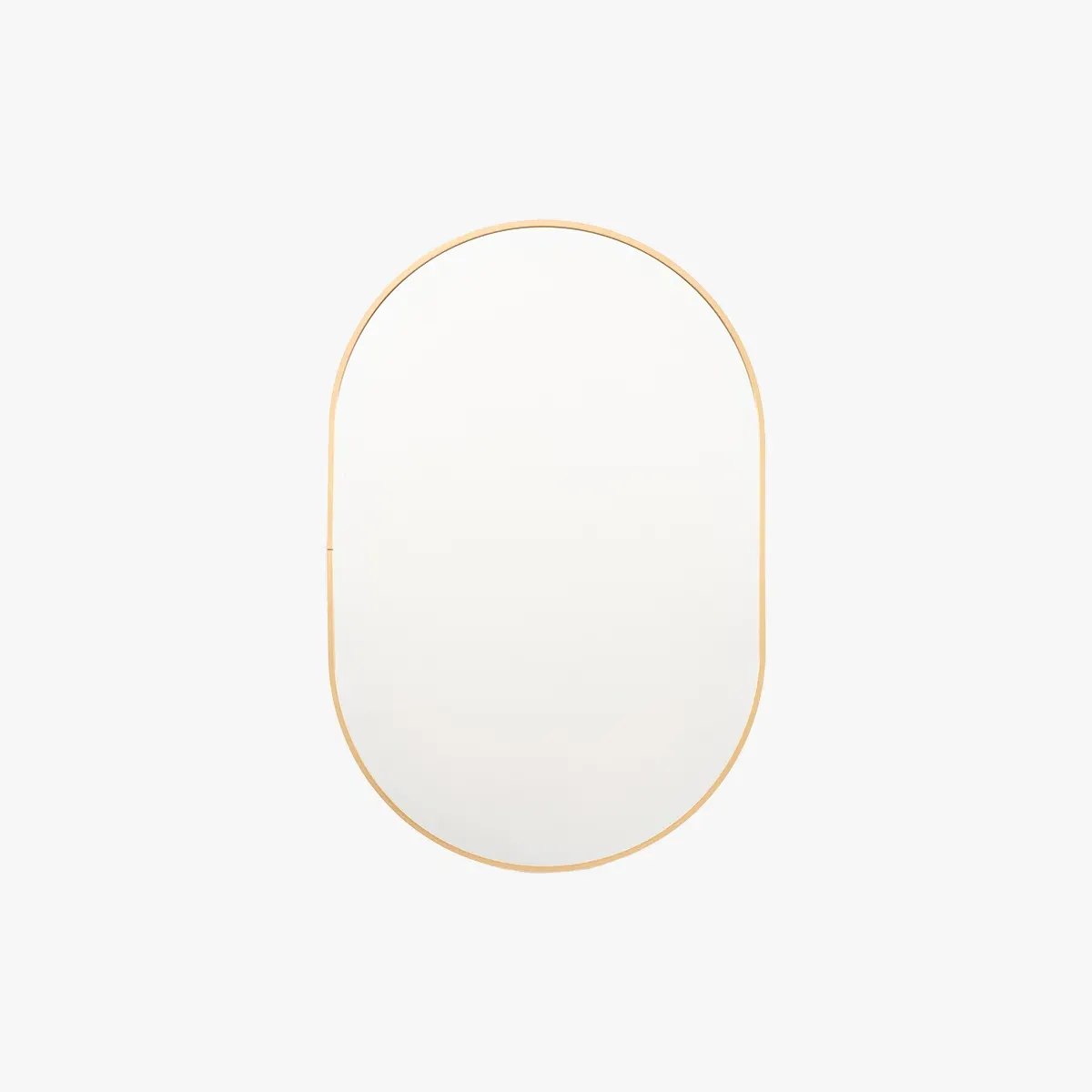 Small Wall Mirror - Gold, Metal Frame image