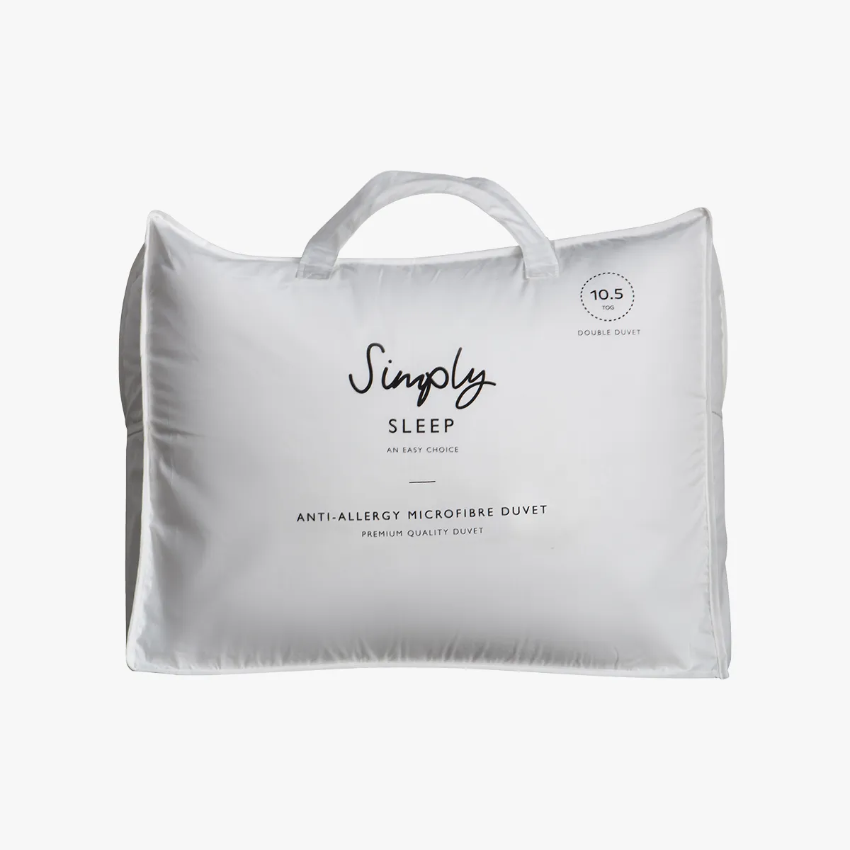 Super King Duvet Hypoallergenic - White, Microfibre