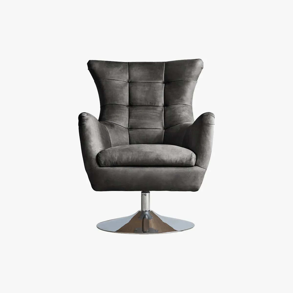 Swivel Lounge Chair - Black image