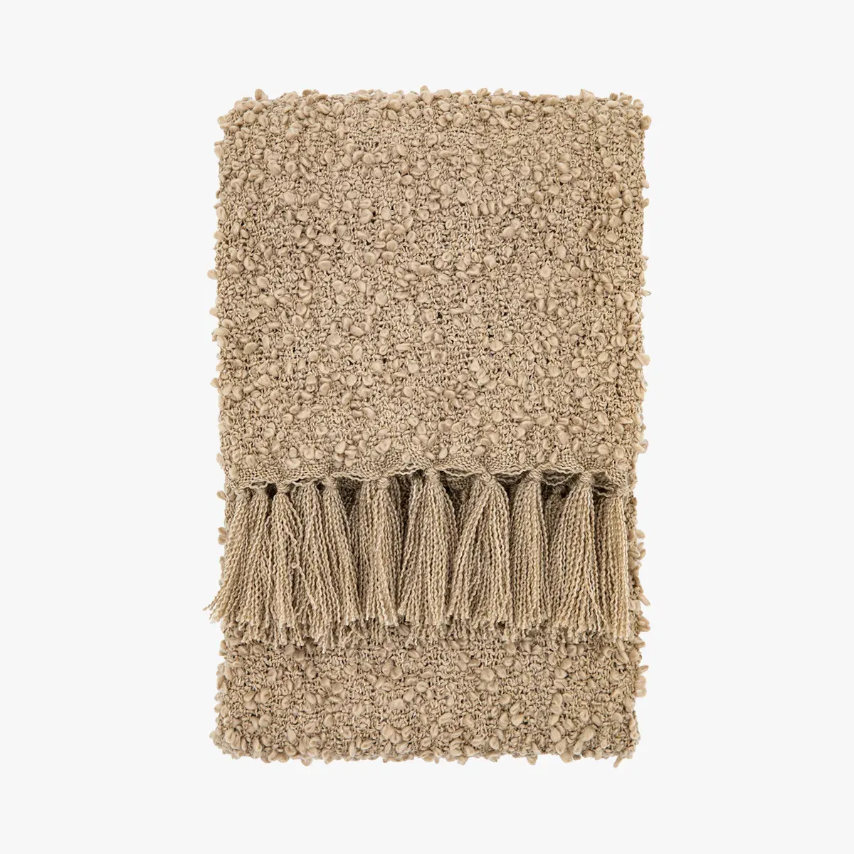 Throw Blanket - Brown, Boucle
