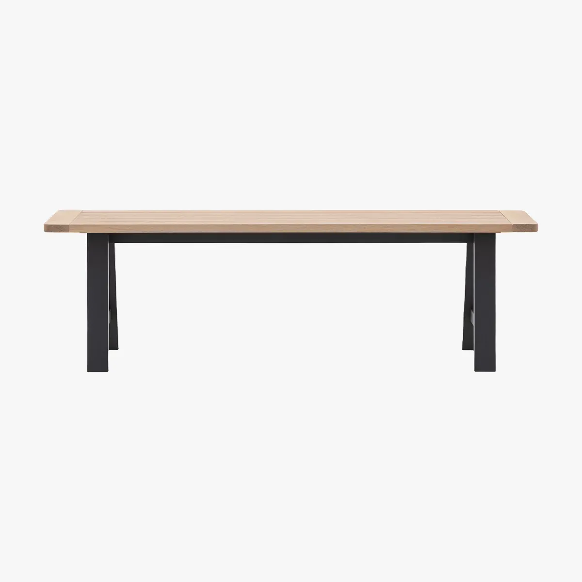Trestle Dining Bench - Meteor, Wood
