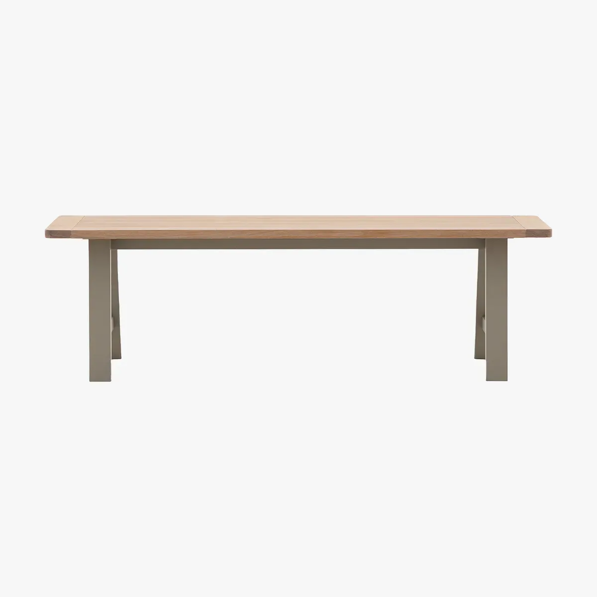 Trestle Dining Bench - Prairie, Wood image