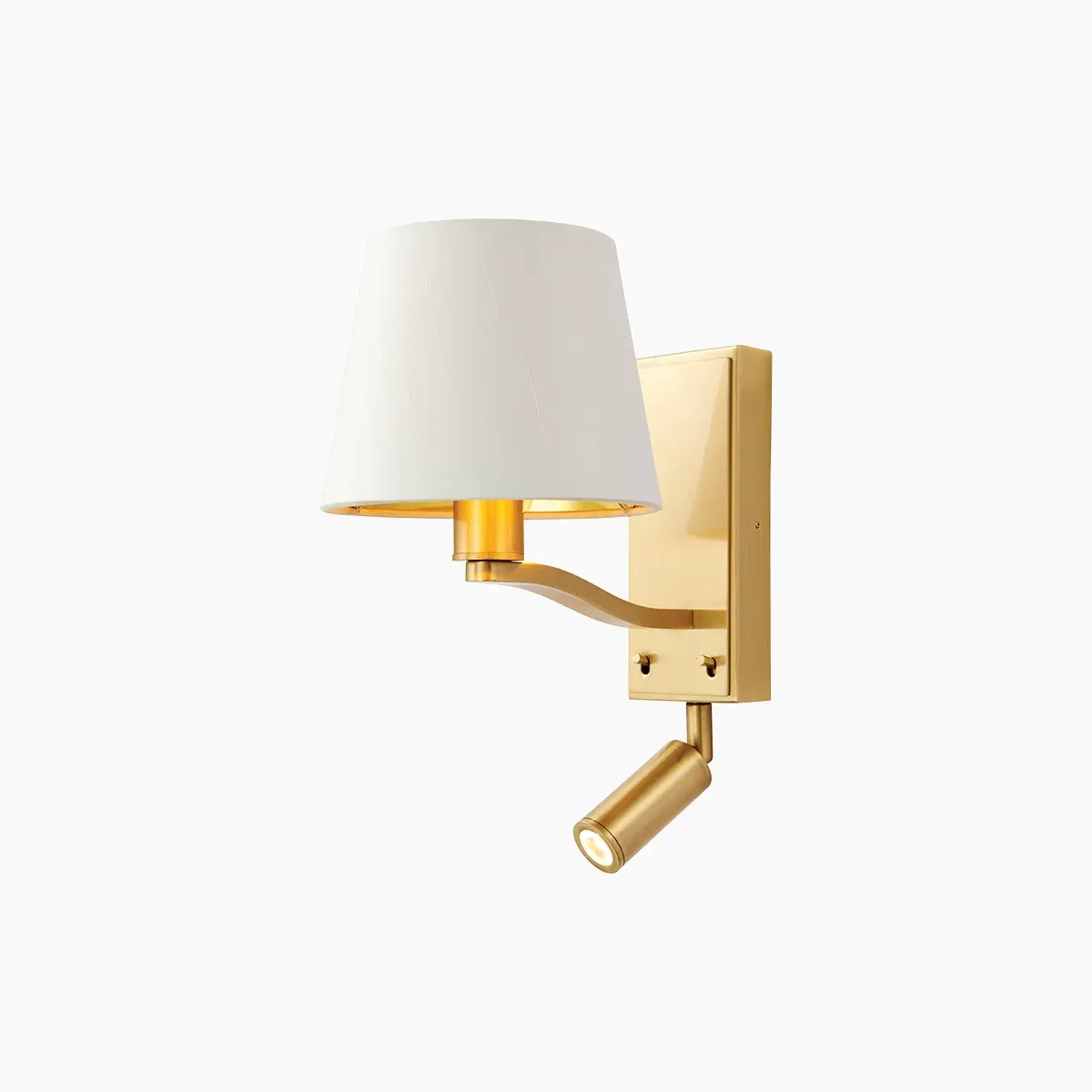 Wall Lamp with Focus Light - Gold