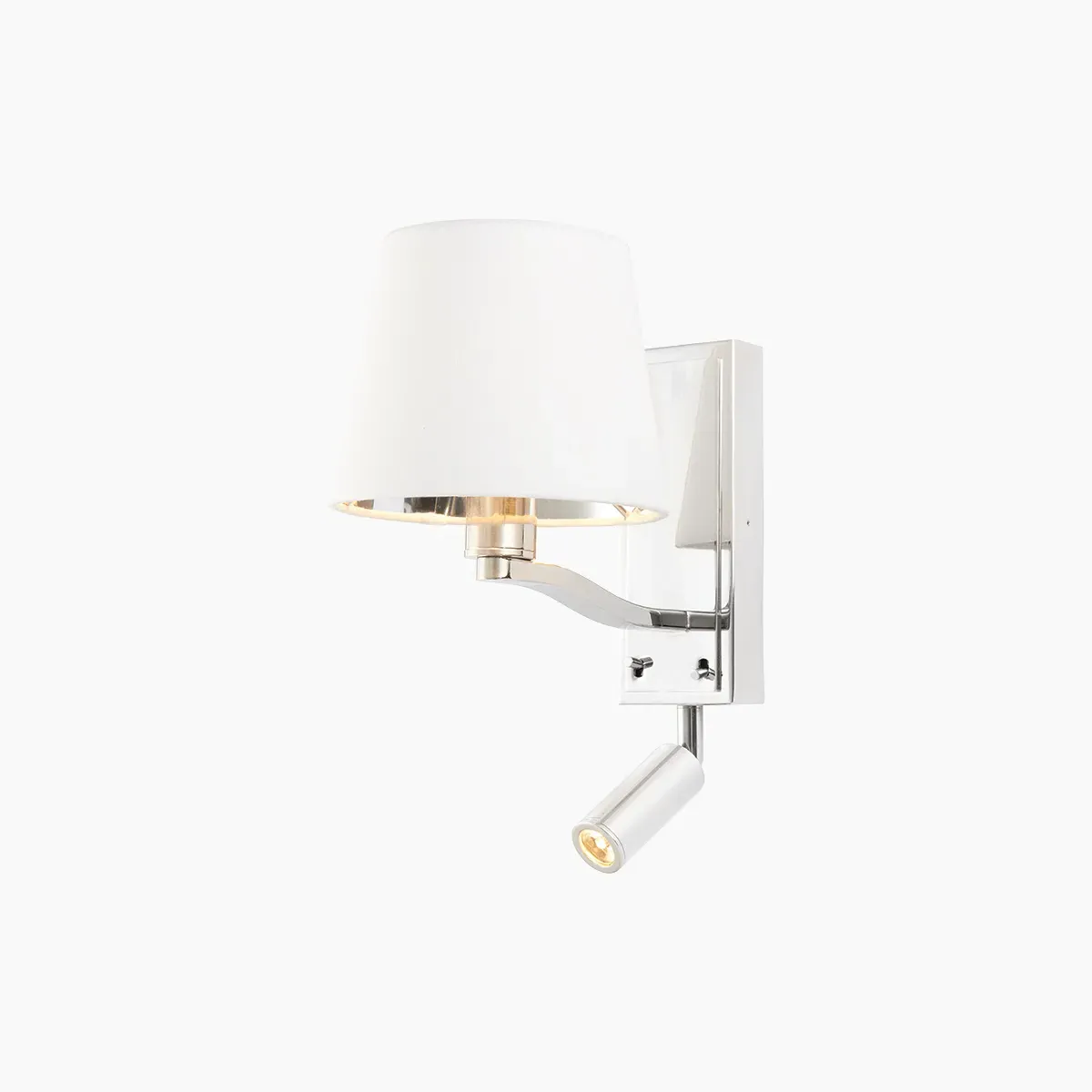 Wall Lamp with Focus Light - Silver image