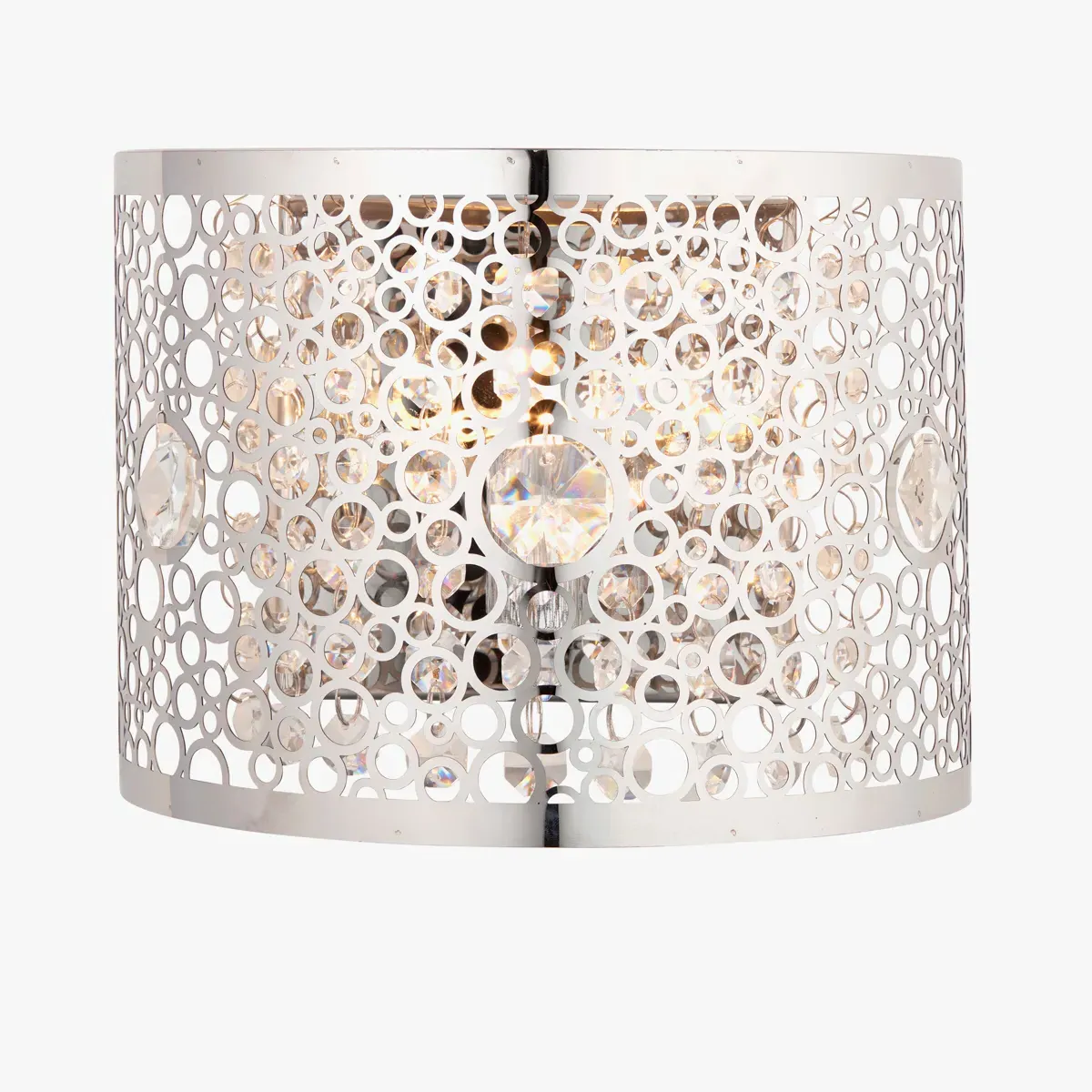 Wall Light with Chrome Finish - Silver image