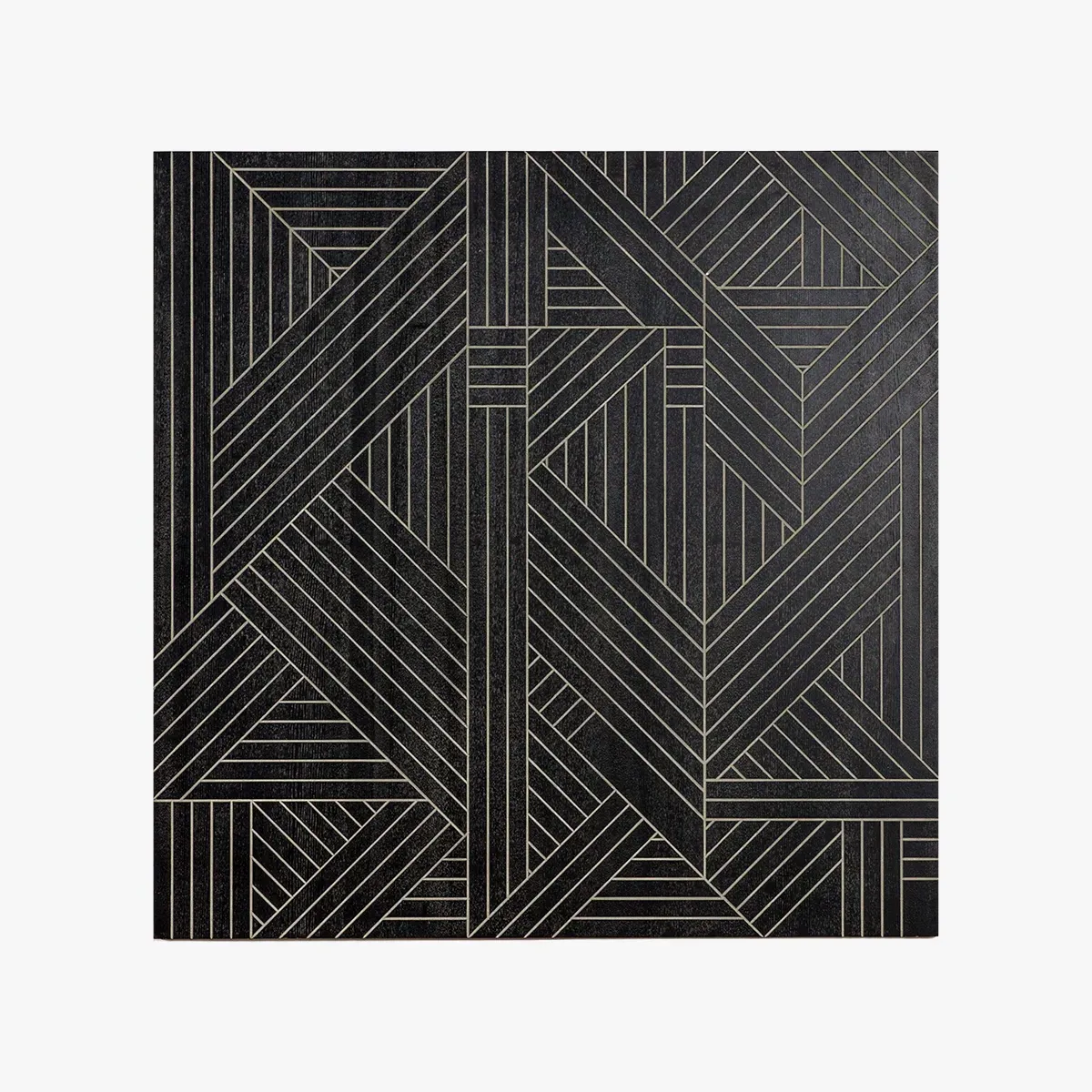 Wooden Wall Art - Black, Plywood image