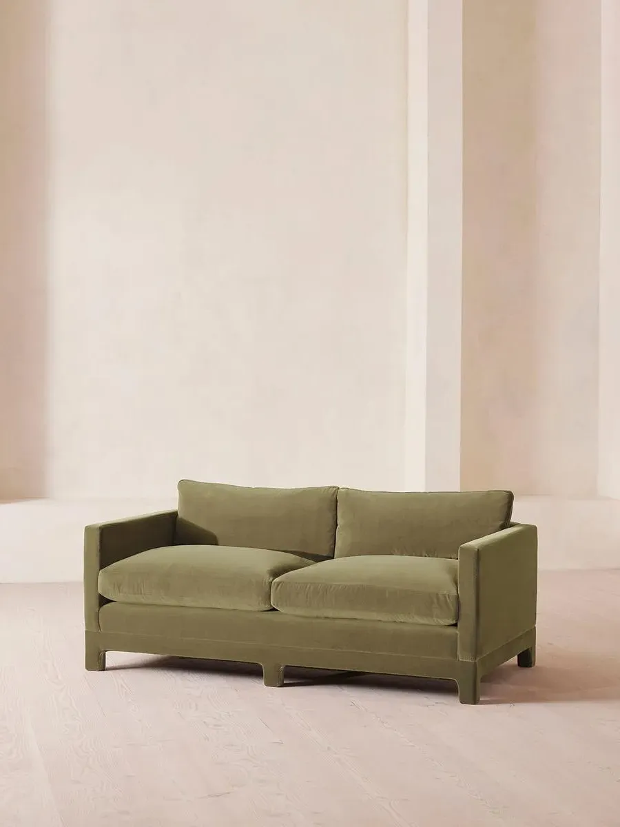 2-Seater Sofa with Deep Seat - Lichen, Velvet