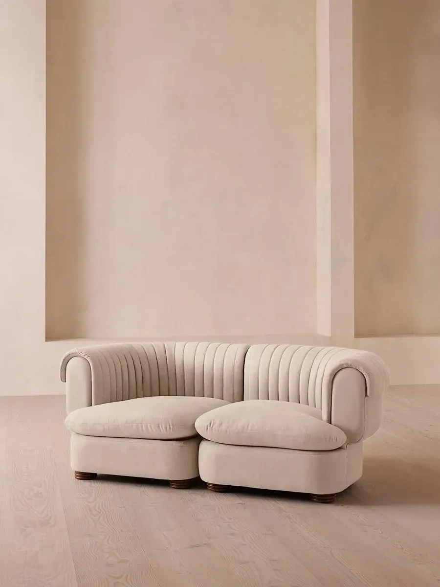 3-Seater Modular Sofa - Bisque, Linen