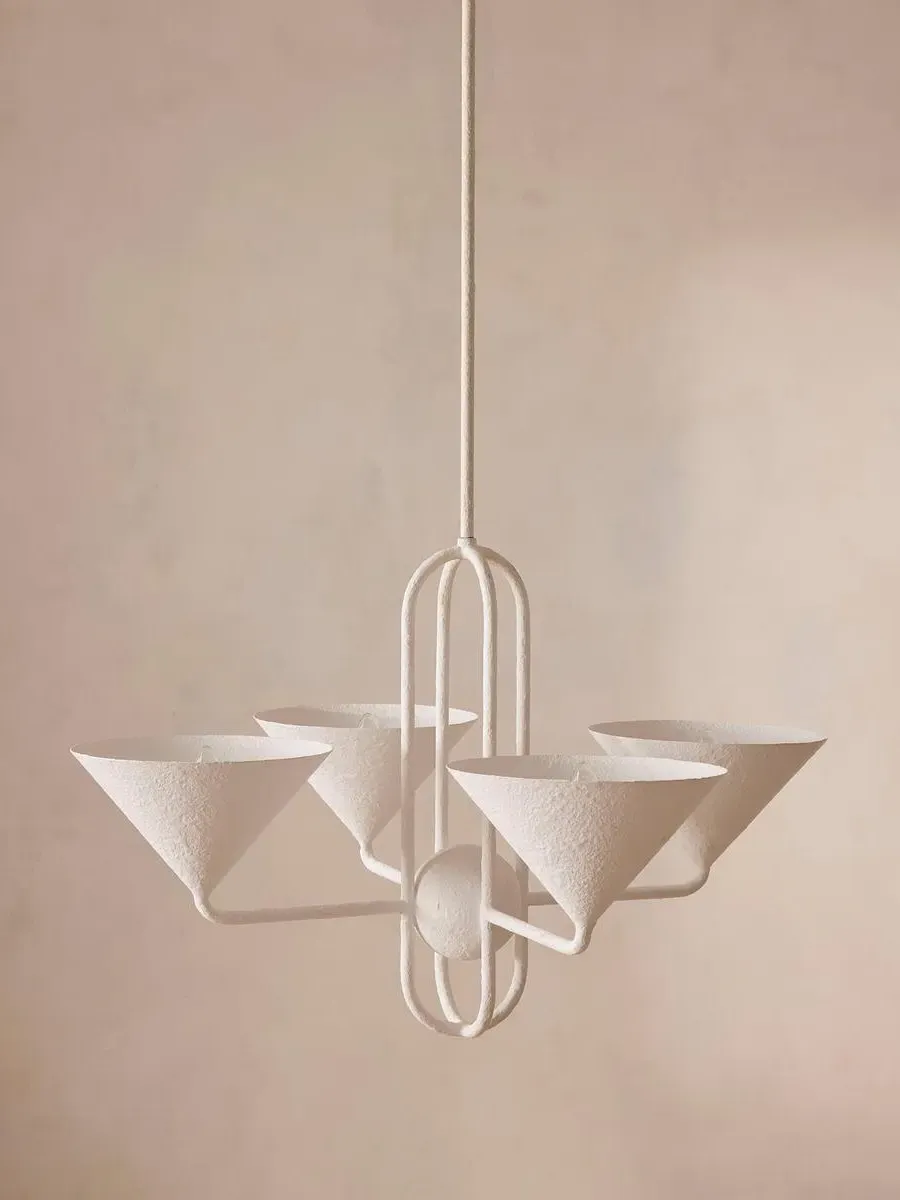 4-Light Chandelier with Adjustable Pole image