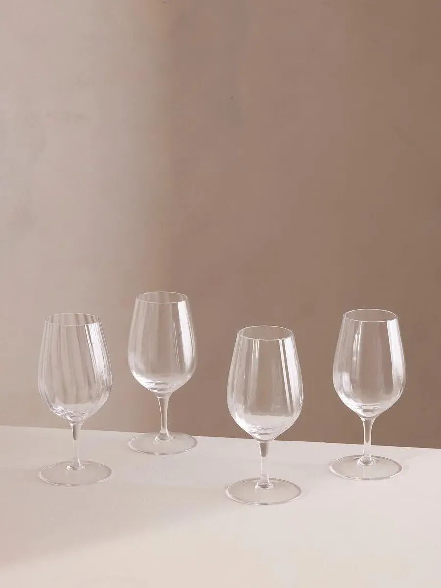 4-Piece Water Glass Set - Clear Glass image