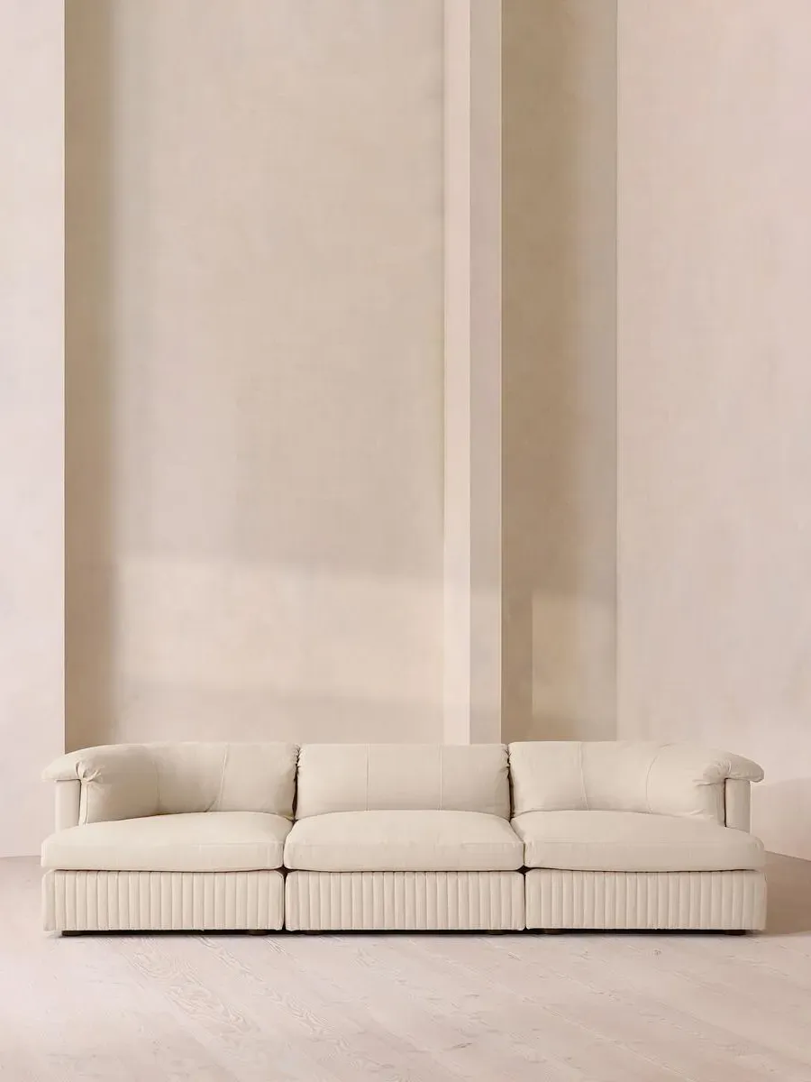 4-Seater Modular Sofa - Bisque, Linen