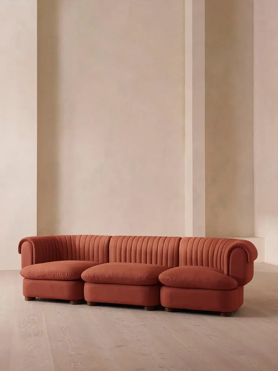 4-Seater Modular Sofa - Sienna, Linen