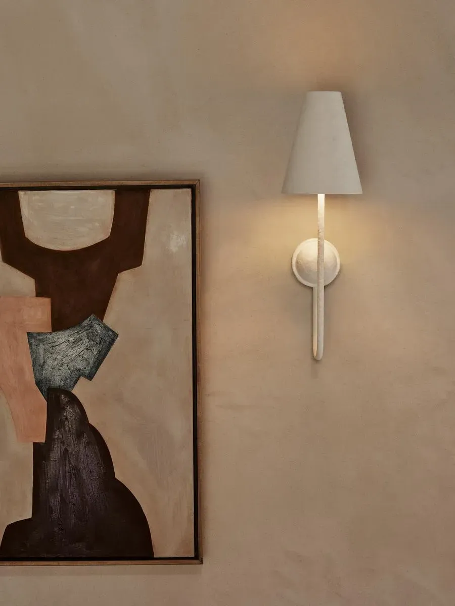 Aaron Wall Light - Textured Plaster Finish image