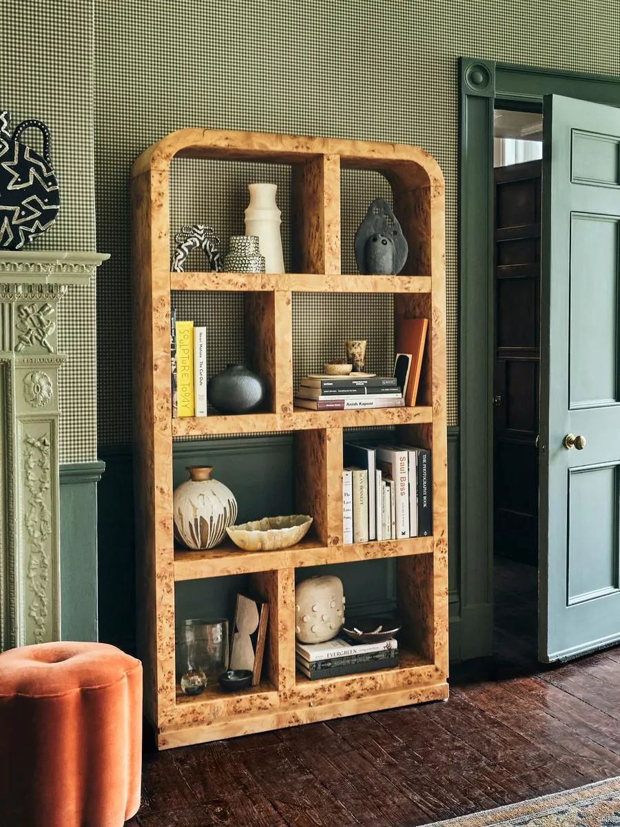 Arched Shelving Unit - Mappa Burl image