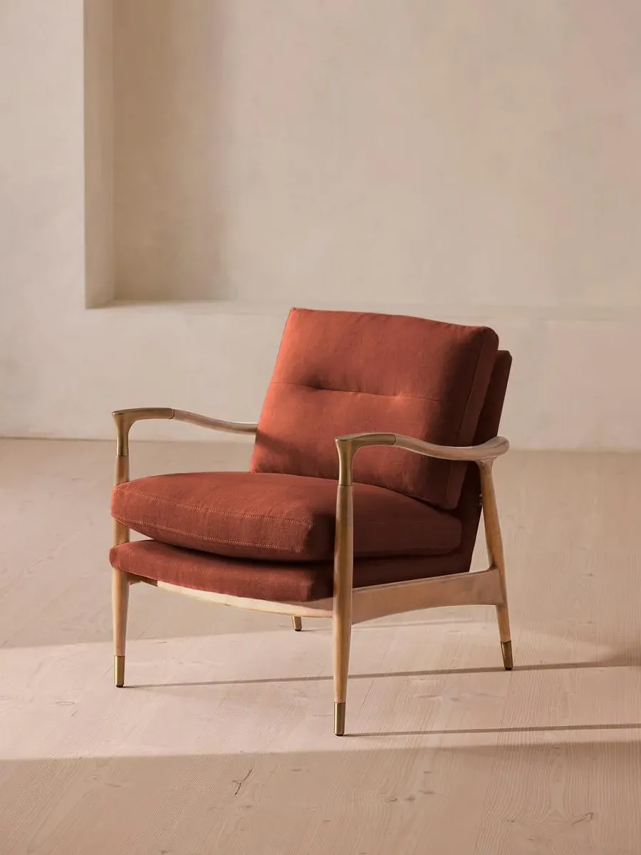 Armchair with Cushions - Sienna, Linen