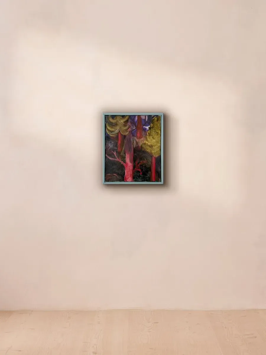 Botanical Oil Painting - Multicolor, Linen Canvas image