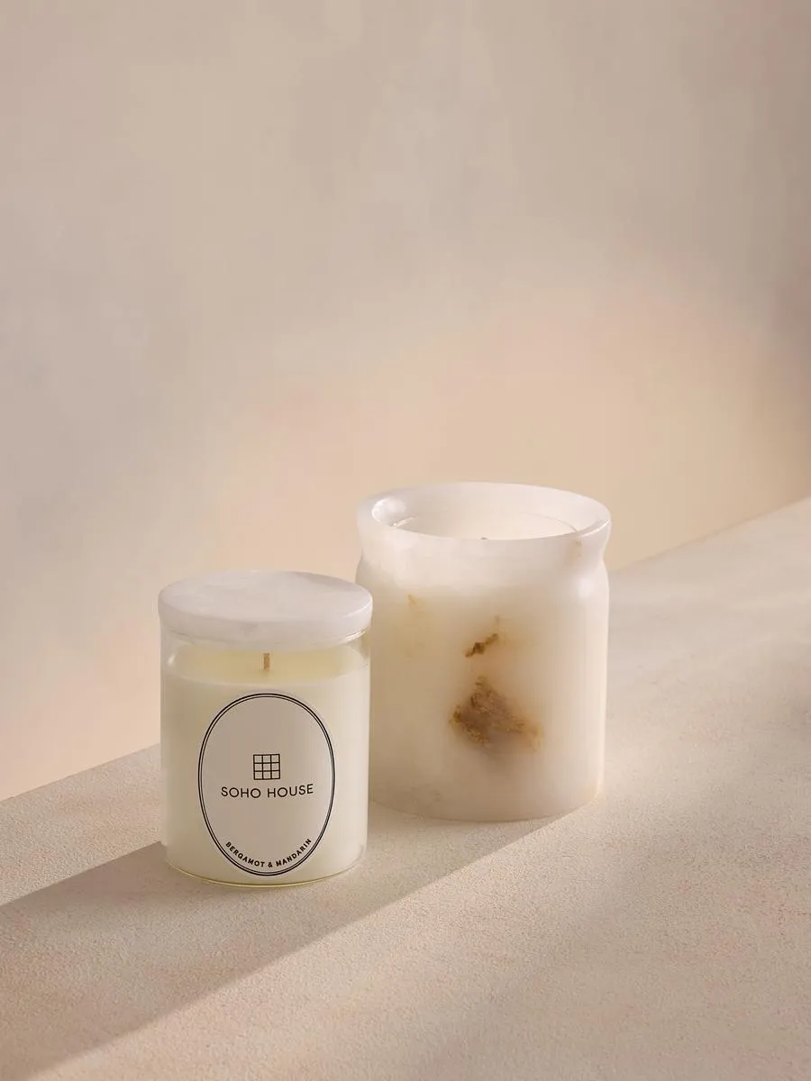 Candle & Refill Bundle - Bergamot, Marble image