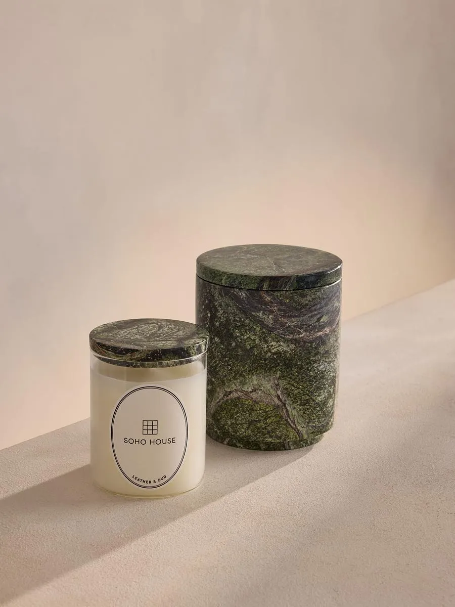 Candle & Refill Bundle - Forest Green, Marble image