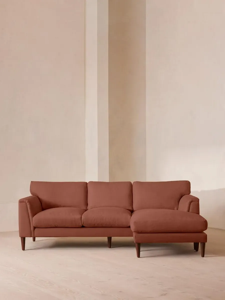 Chaise-end Sofa with Adjustable End - Sienna, Linen