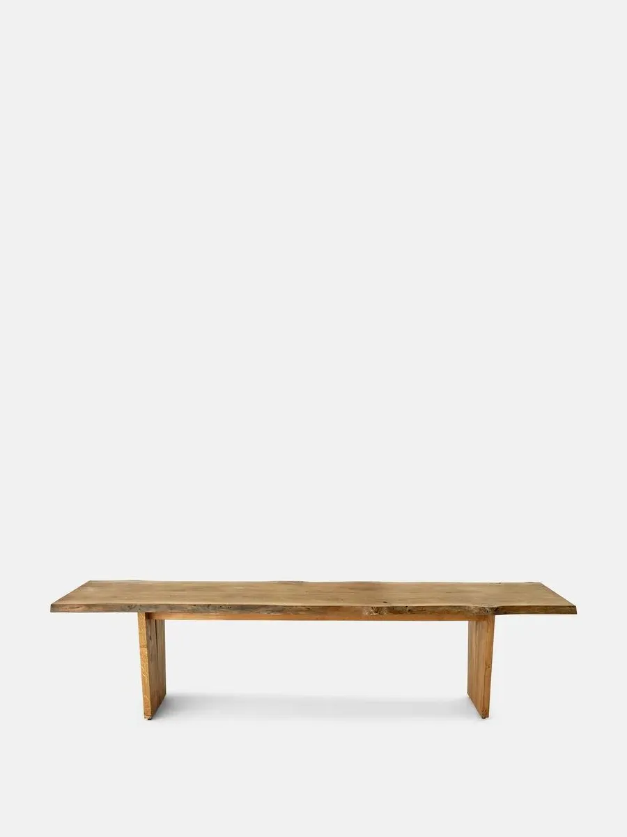 Dining Table with Live Edge - Aged Oak