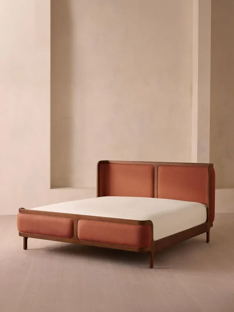 Double Bed Frame - Sienna, Linen