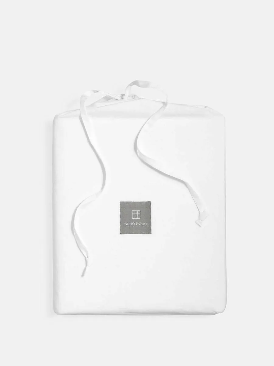 Double Flat Sheet - White, Cotton Percale image