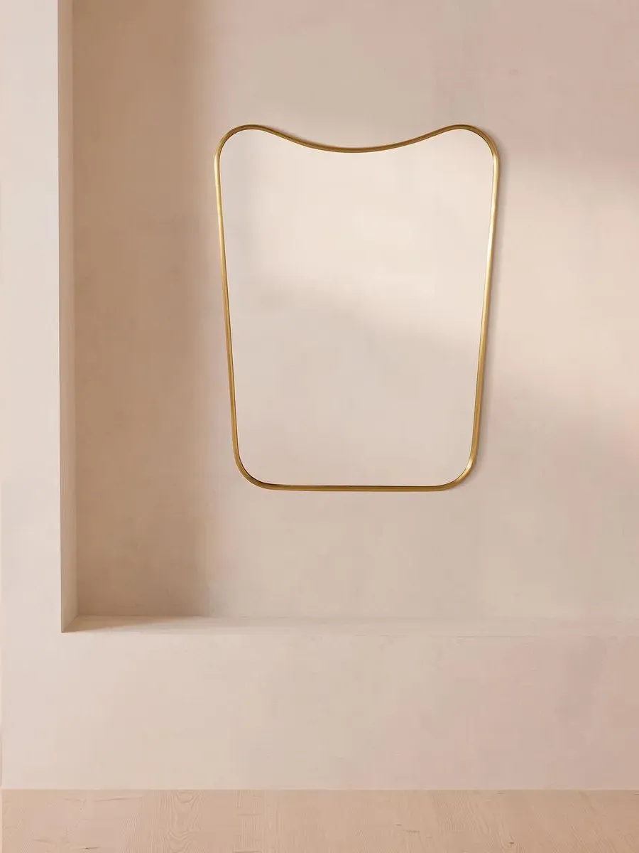 Extra Small Wall Mirror - Antique Brass image