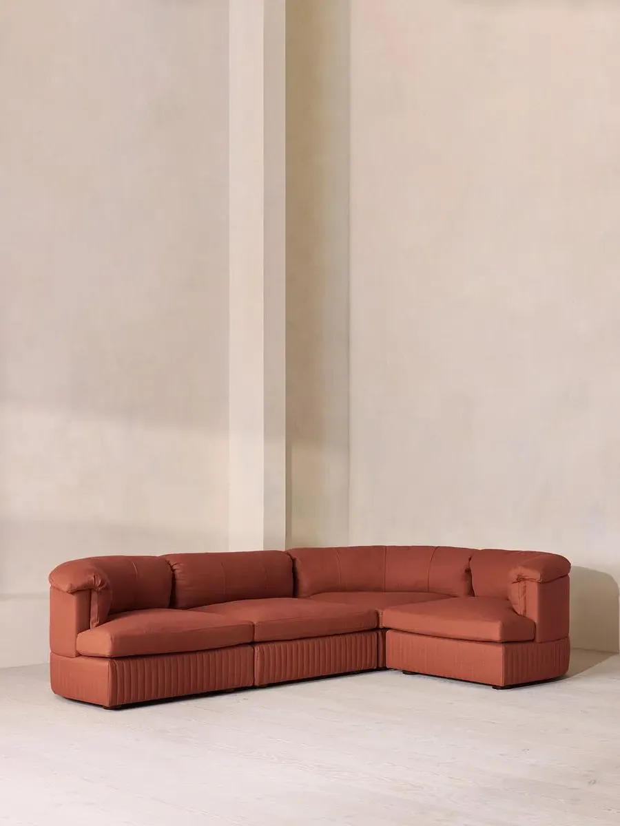 L-Shaped Modular Sofa - Sienna, Linen