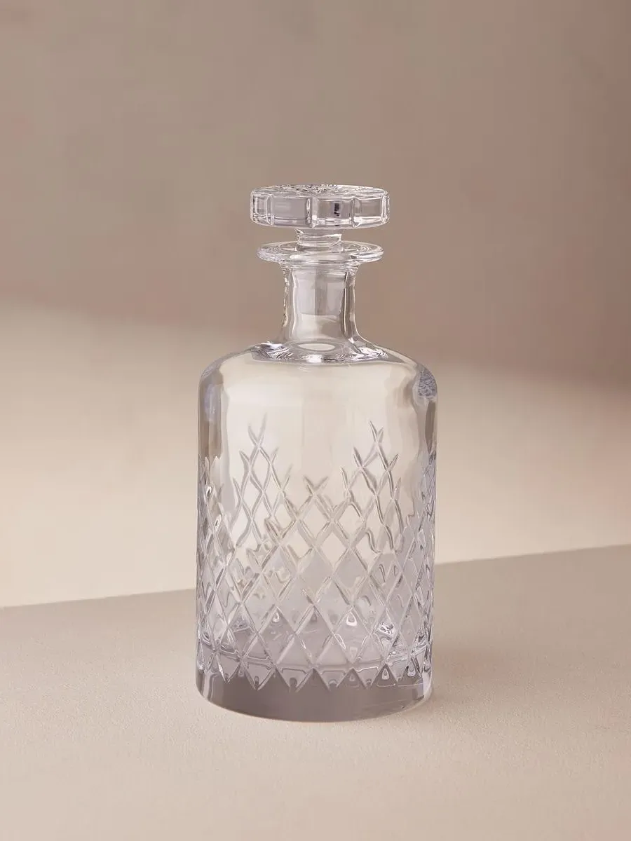 Large Crystal Decanter - Clear, Cut Crystal image