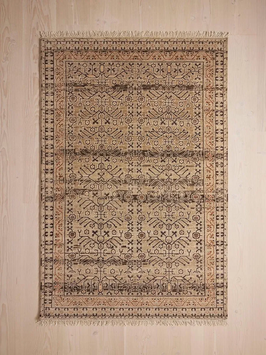 Large Jimmy Rug Hand-Knotted - Brown, Wool image