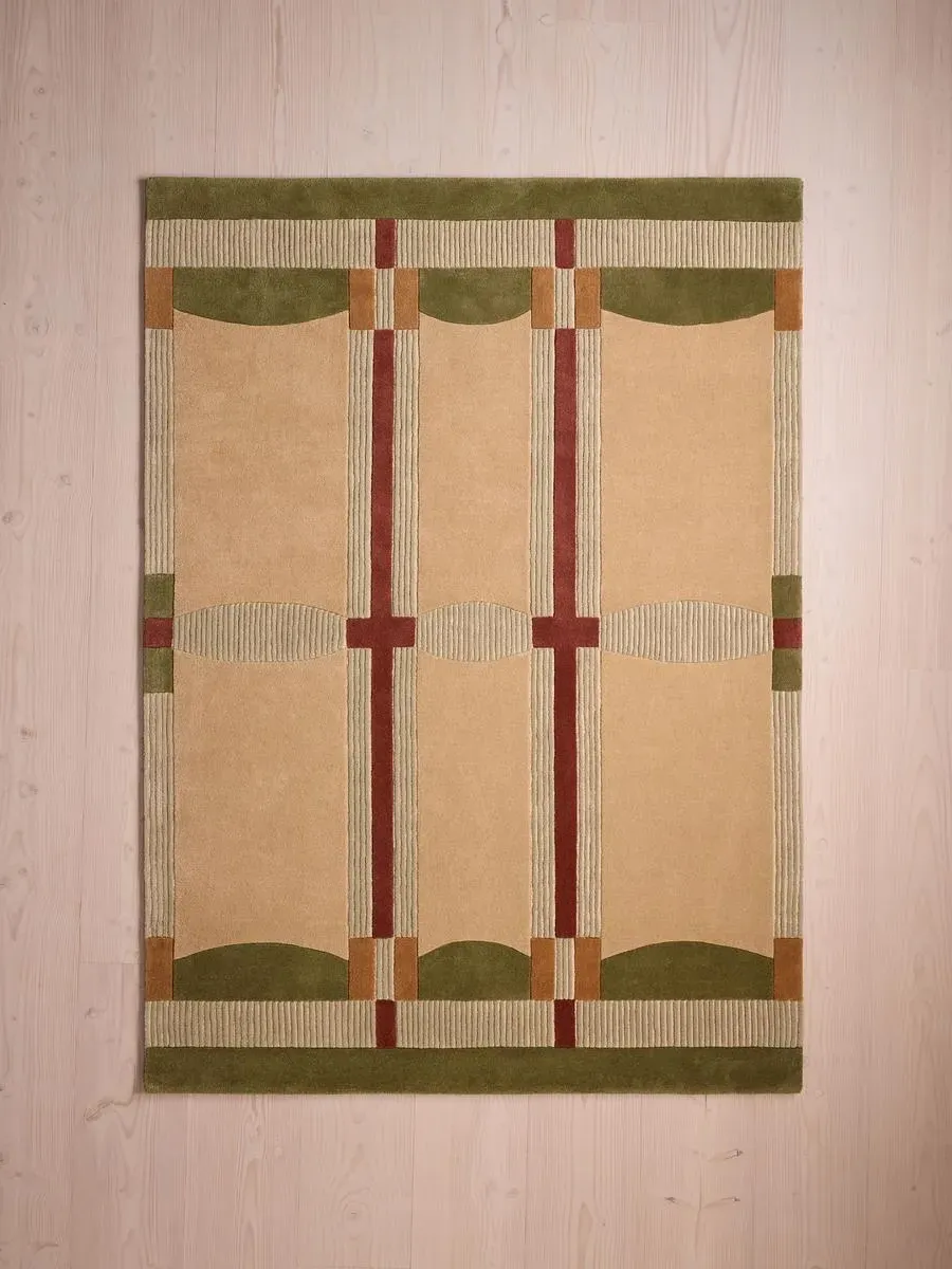 Medium Area Rug Hand-Tufted - Multi-Tone image