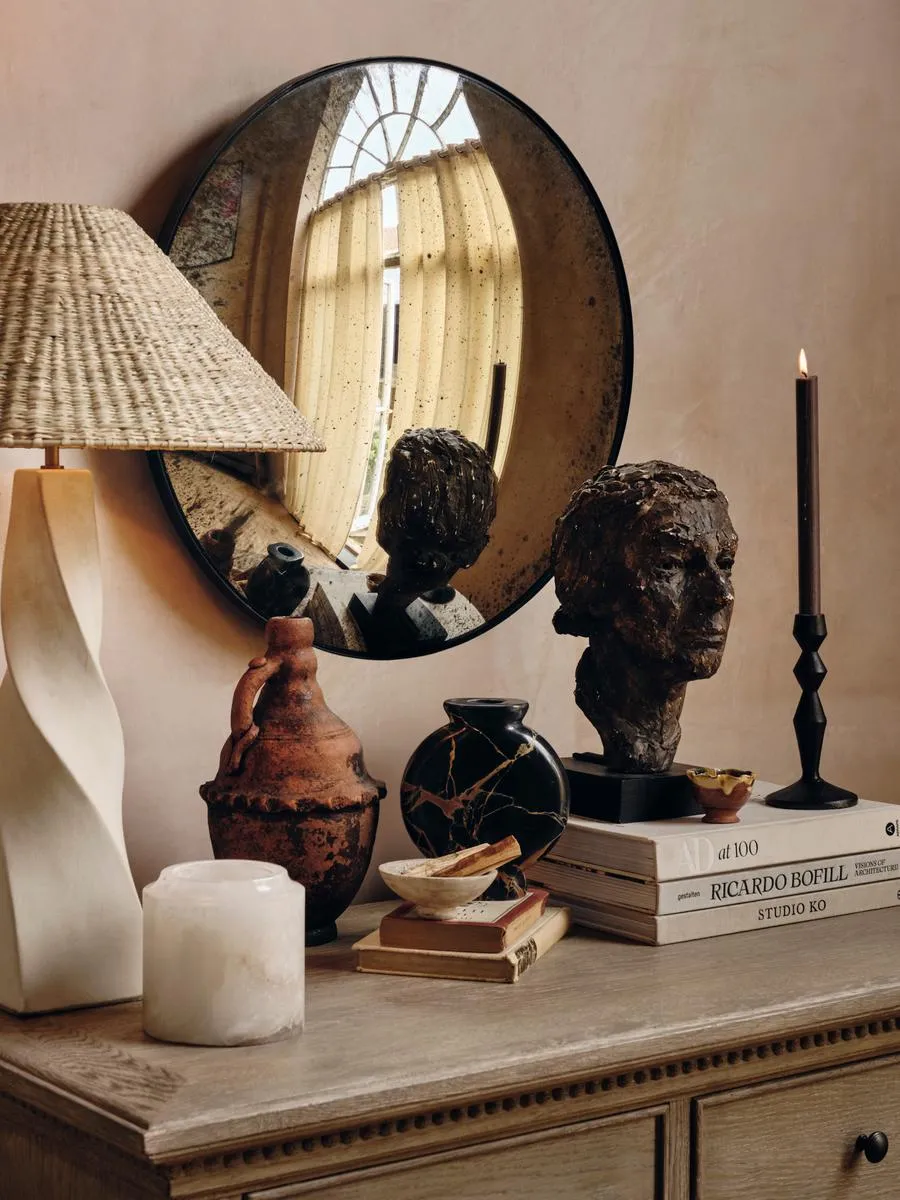 Medium Convex Mirror - Bronze Edge image