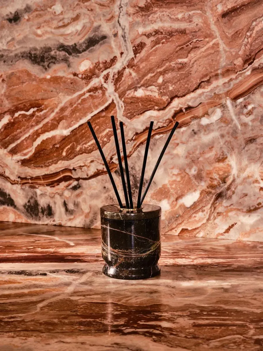 Reed Diffuser with Marble Holder - Green image