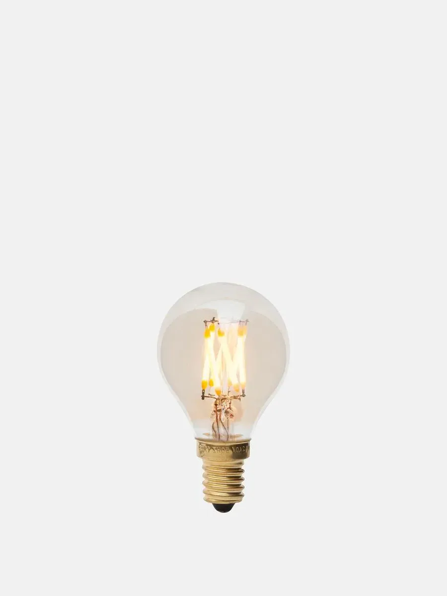 Round LED Bulb 3W - Clear Glass, E14 Base image