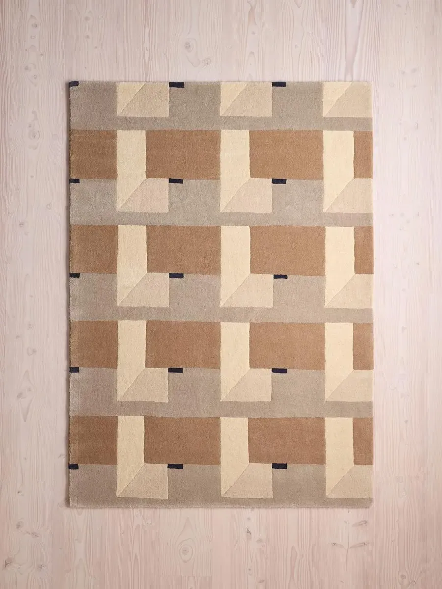 Rug Swatch Hand-Tufted - Cream, Wool image
