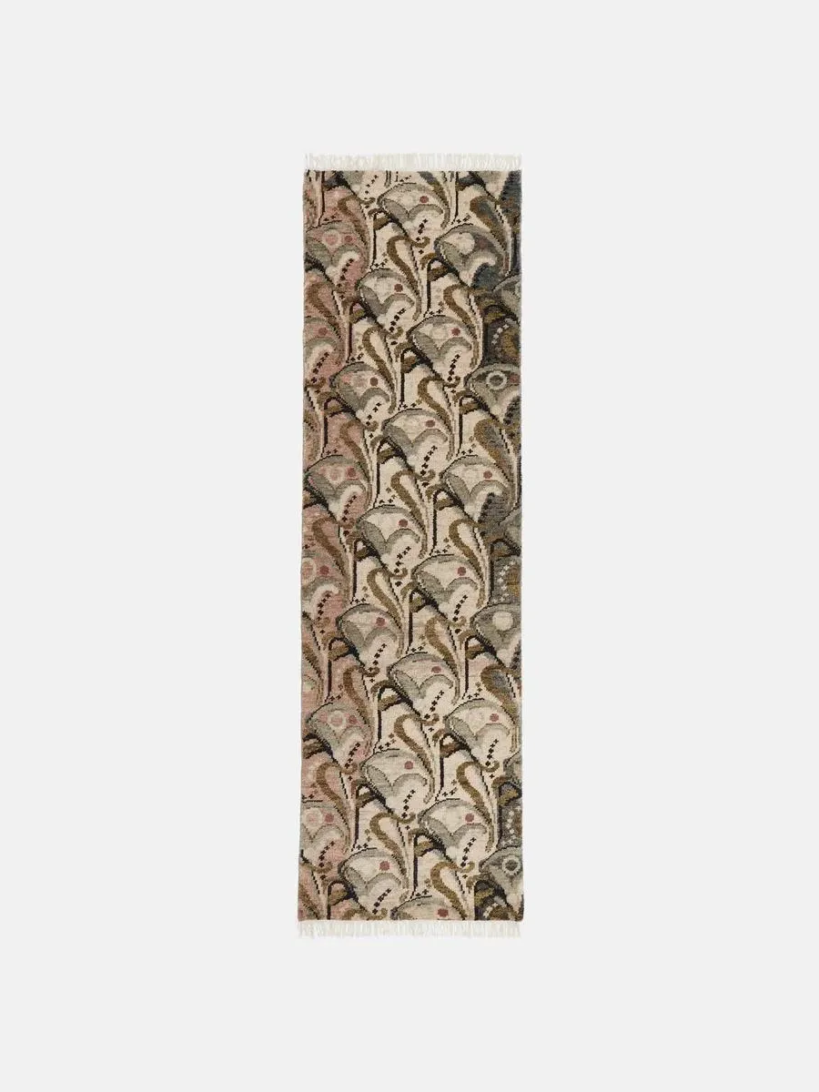 Runner Rug Hand-Knotted - Multi, Wool image