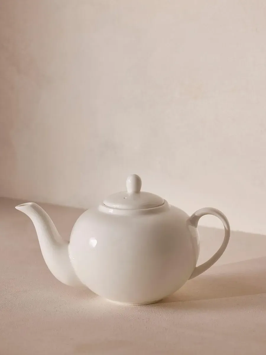 Small Teapot - White, Bone China image
