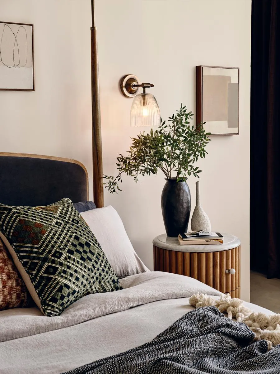 Small Wall Light with Adjustable Arm - Brass image