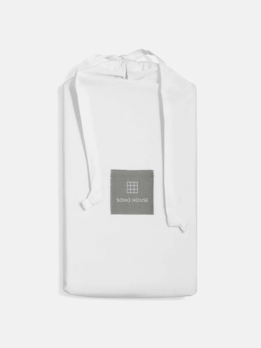 Square Pillow Protector - White, Cotton image