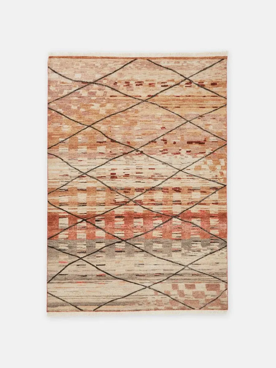 Swatch Diamond Pattern Rug - Wool image