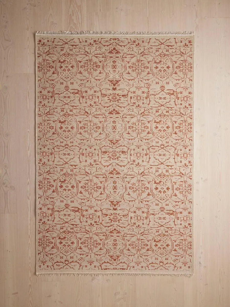 Swatch Rug Sample - Rust, Hand-Knotted image