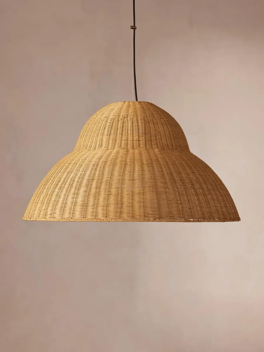 Tiered Pendant Light - Natural, Rattan image