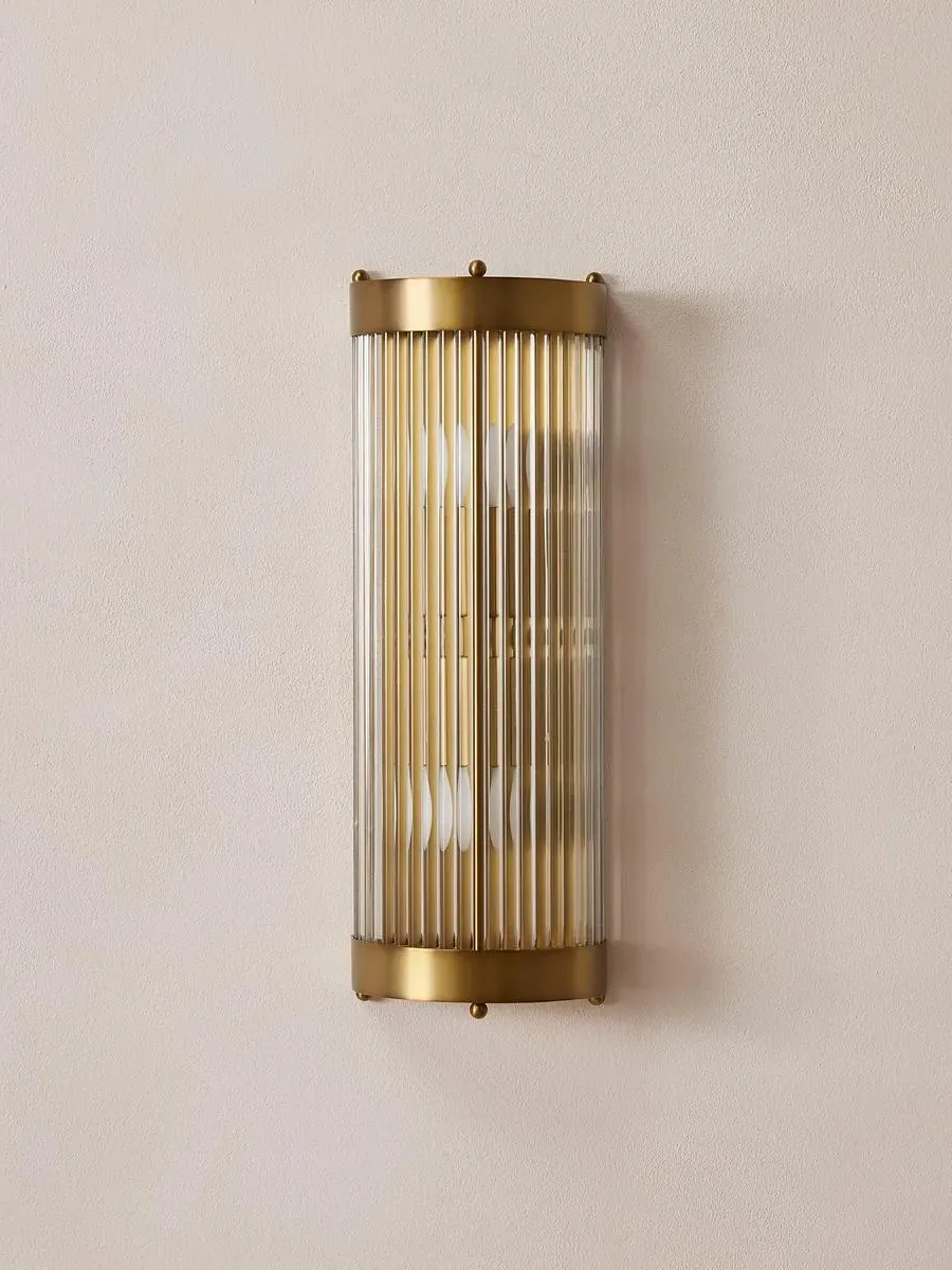 Totem Wall Light with Glass Rods - Translucent image