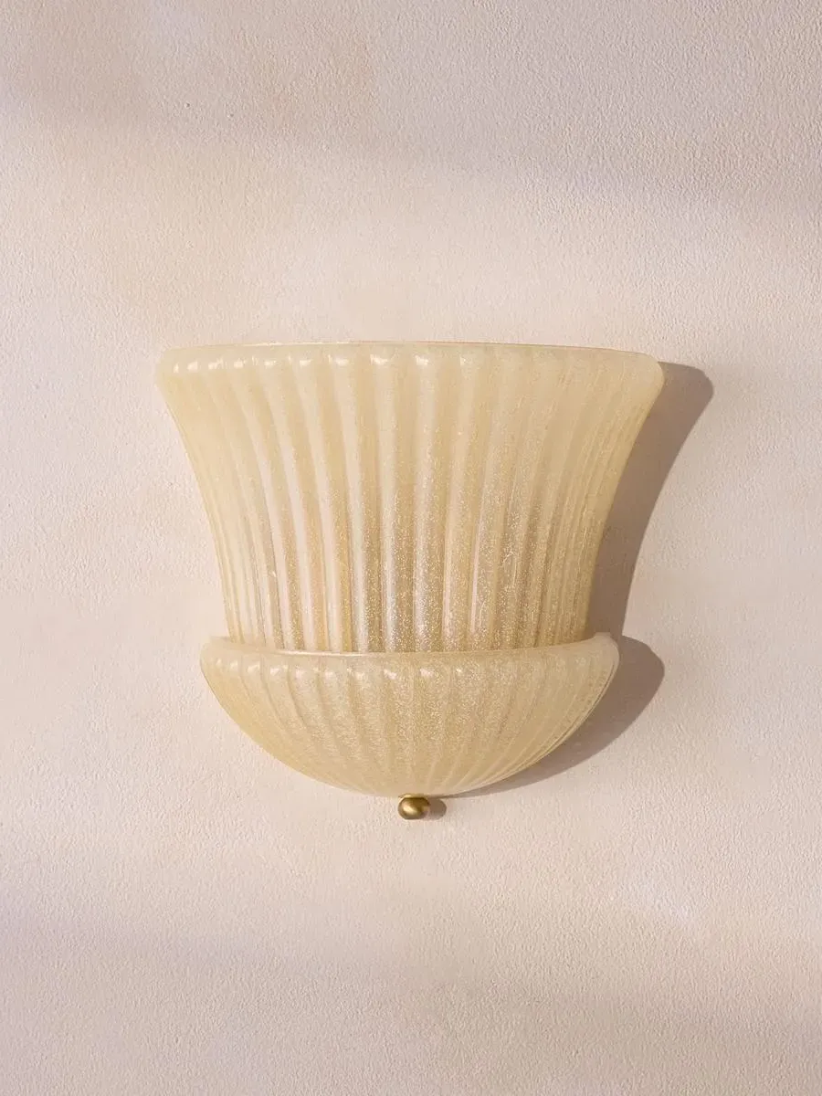 Tulip Wall Light - Champagne, Glass image