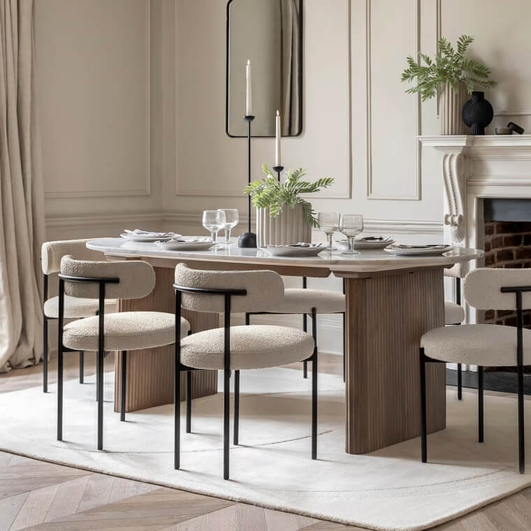 Marmo Rectangle Dining Table lifestyle