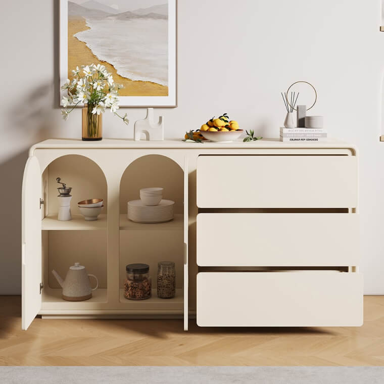 modern off white sideboard buffet